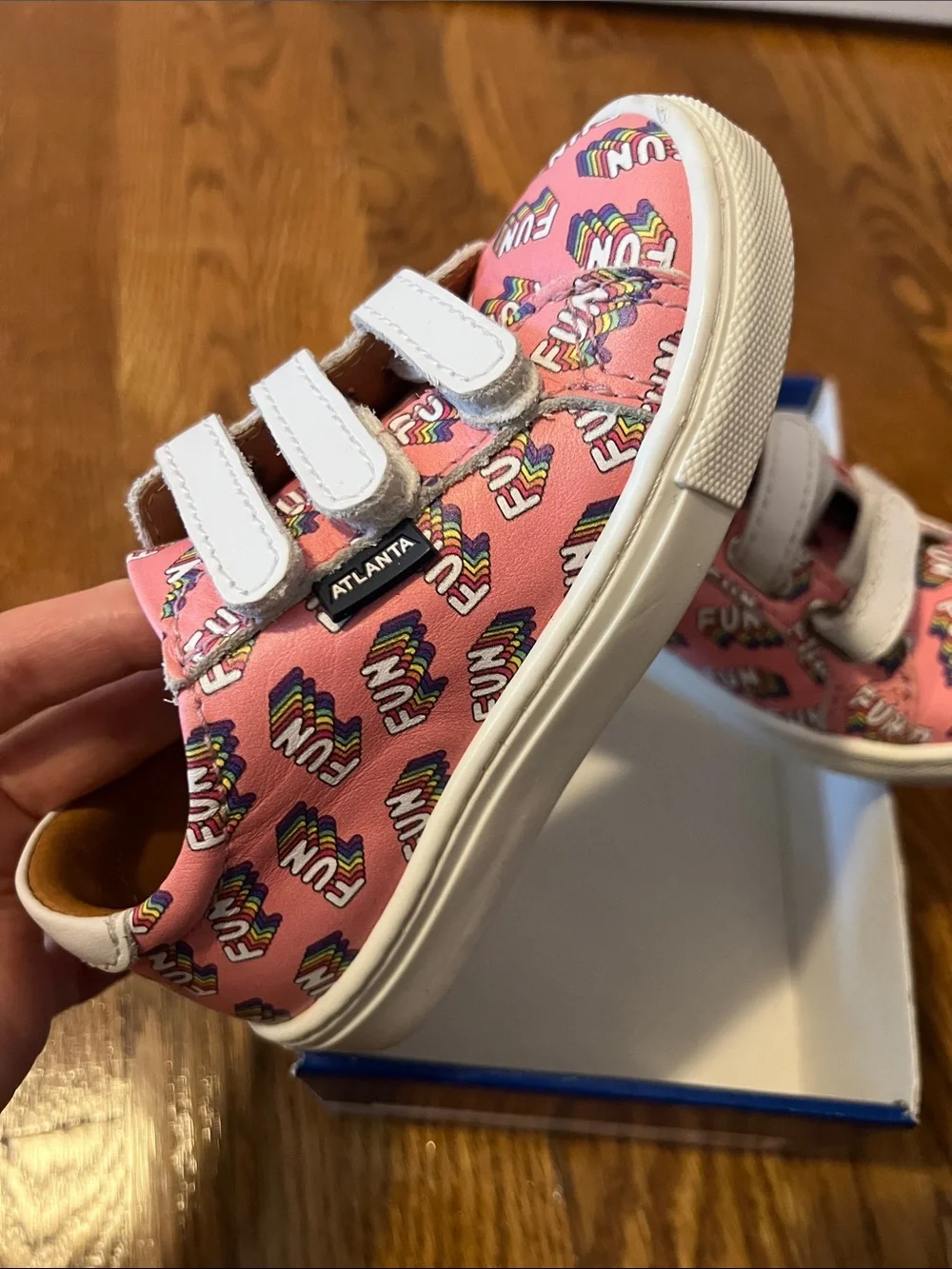Atlanta mocassin bright pink
